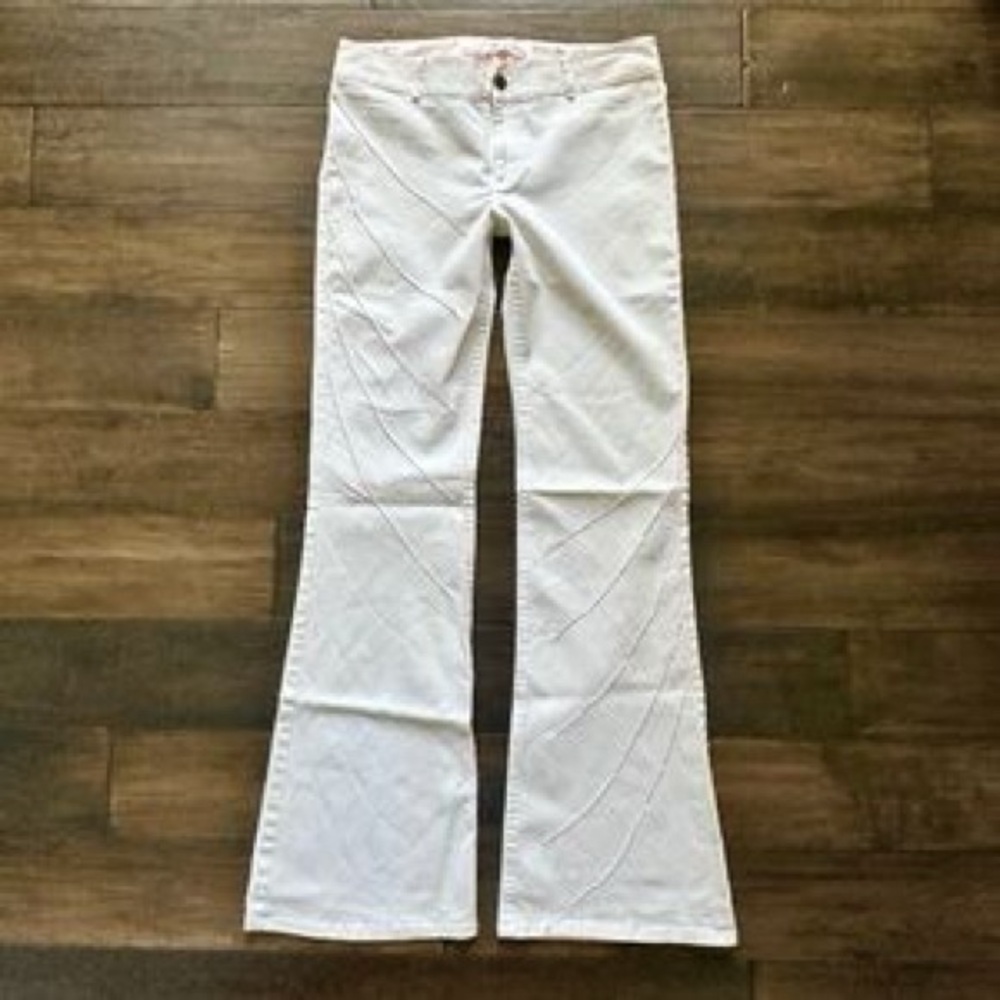 Alice + Olivia Low-Rise Flare Pants
